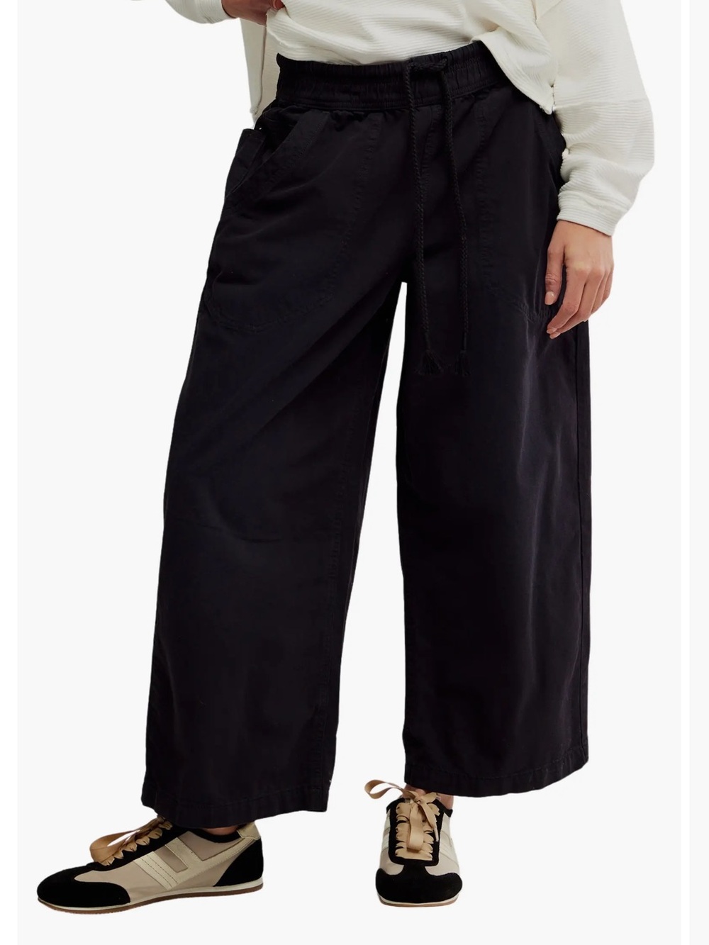Free People Easy Peasy Wide Leg Drawstring Pants
